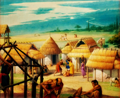 Rom växte sakta fram till att bli en stad